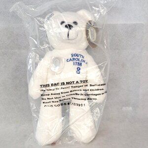 Authentic Collectible Quarter Bear 2000 South Carolina 1788 White 8 New in Bag